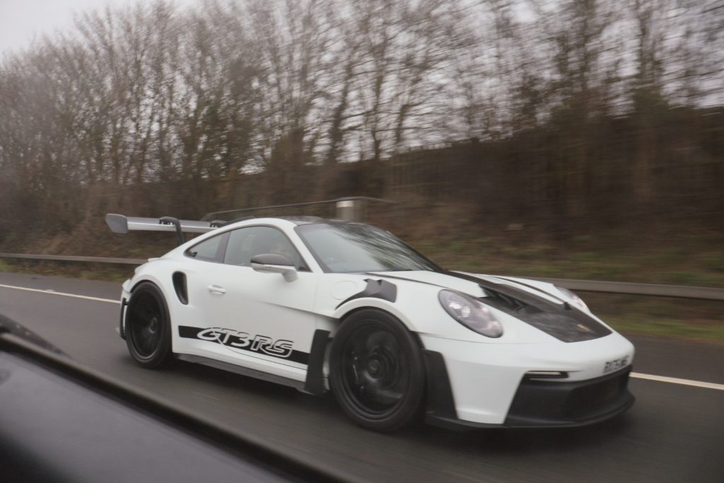 MCMC Porsche 911 GT3RS driving on the motorway